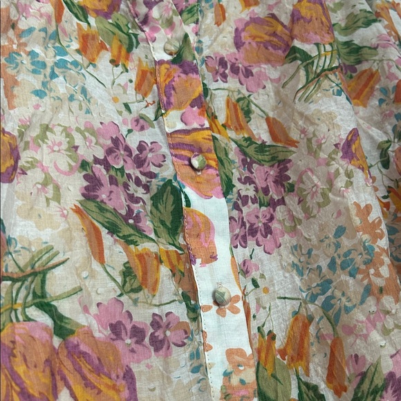 Fate: With Love Orange Floral Dress size M - Picture 7 of 8